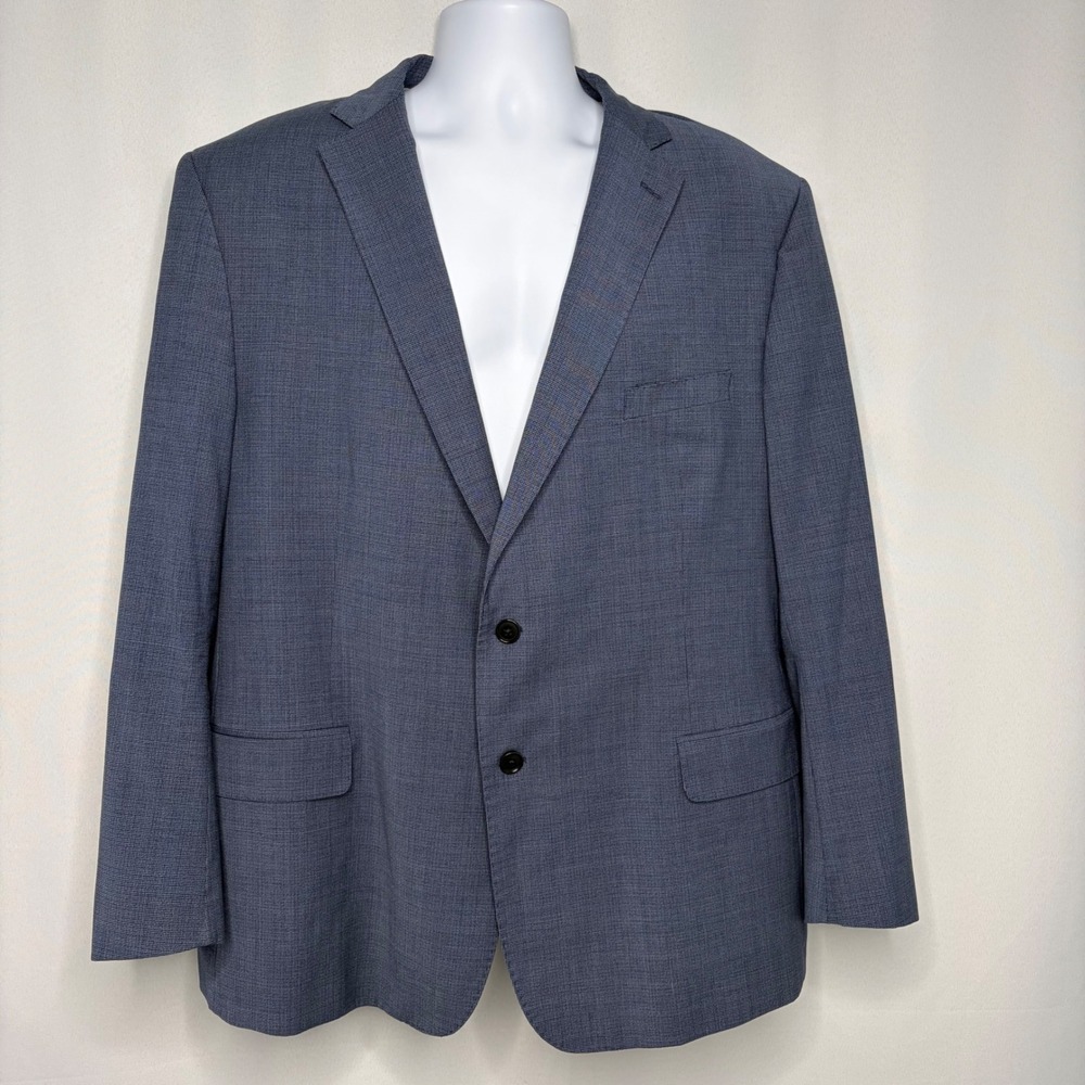 Brooks Brothers Explorer Regent Fit Blue Wool Blend Blazer Sport Coat 50R Preppy